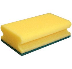 Schoonmaakspons CLASSIC, 150 x 95 mm, geel