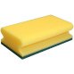 Schoonmaakspons CLASSIC, 150 x 95 mm, geel