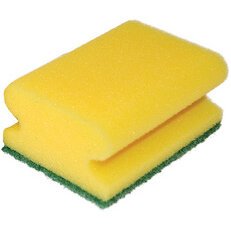 Eponge de nettoyage CLASSIC, 95 x 70 mm, jaune