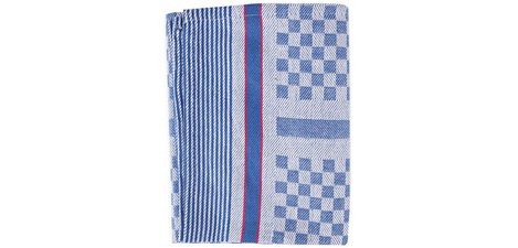 Theedoek, blauw-wit geruit