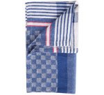 Checkered absorbent dish towel