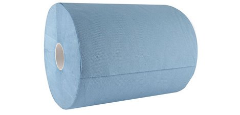 Rouleau papier nettoyant, 380 x 350 mm, bleu