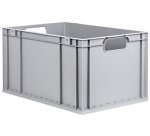 Bac de rangement ProfiPlus EuroEco, poignées ouvertes, 600 x 400 mm