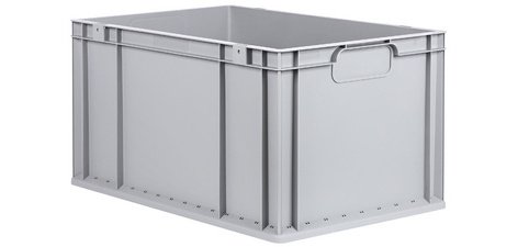 Bac de rangement ProfiPlus EuroEco, poignées fermées, 600 x 400 mm
