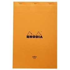 Bloc agrafé No. 19 Yellow, A4+, ligné, orange
