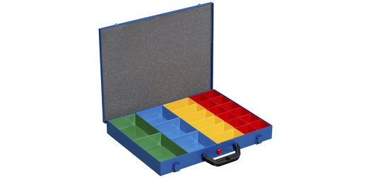 Mallette en métal pour petites pièces EuroPlus Pro M