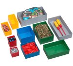 Casier EuroPlus Insert 63/3, taille: 3, bleu