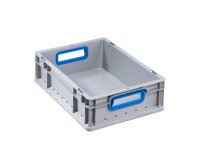 Bac de rangement ProfiPlus EuroBox 412, gris/bleu