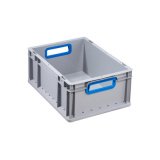 Bac de rangement ProfiPlus EuroBox 417, gris/bleu
