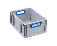 Bac de rangement ProfiPlus EuroBox 417, gris/bleu