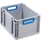 Bac de rangement ProfiPlus EuroBox 422, gris/bleu