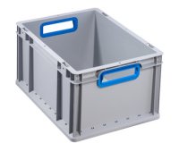 Bac de rangement ProfiPlus EuroBox 422, gris/bleu