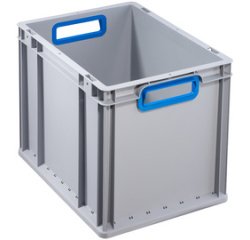 Bac de rangement ProfiPlus EuroBox 432, gris/bleu