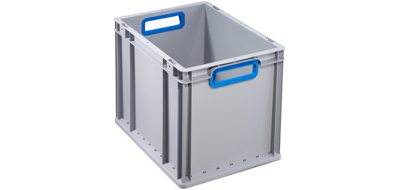 Bac de rangement ProfiPlus EuroBox 432, gris/bleu