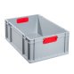 Bac de rangement ProfiPlus EuroBox 622, gris/rouge