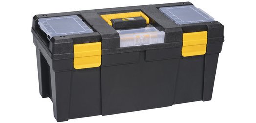 Werkzeugkoffer McPlus Promo 23, PP, schwarz / gelb