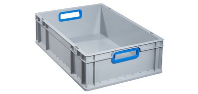 Bac de rangement ProfiPlus EuroBox 617, gris/bleu