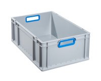 Bac de rangement ProfiPlus EuroBox 622, gris/bleu