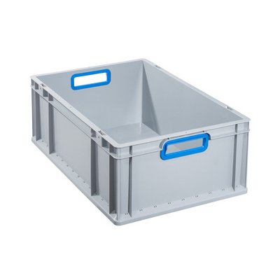 Bac de rangement ProfiPlus EuroBox 622, gris/bleu