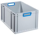 Kit de fermeture ProfiPlus EuroBox 2+2S, gris/bleu