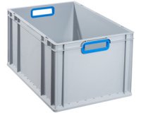 Bac de rangement ProfiPlus EuroBox 632, gris/bleu
