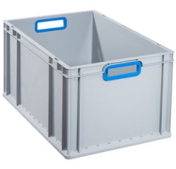 Bac de rangement ProfiPlus EuroBox 632, gris/bleu