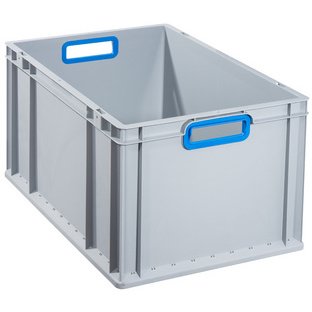 Bac de rangement ProfiPlus EuroBox 632, gris/bleu