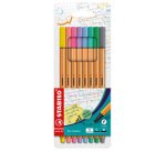 Feutre à pointe fine point 88, étui carton de 8