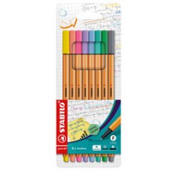 Feutre à pointe fine point 88, étui carton de 8