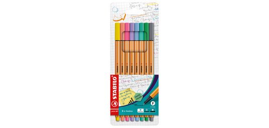 Feutre à pointe fine point 88, étui carton de 8