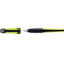 Stylo plume EASYbuddy M, droitiers, noir/citron vert