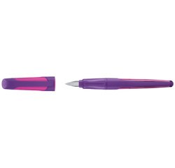 Stylo plume EASYbuddy L, gauchers, noir/citron