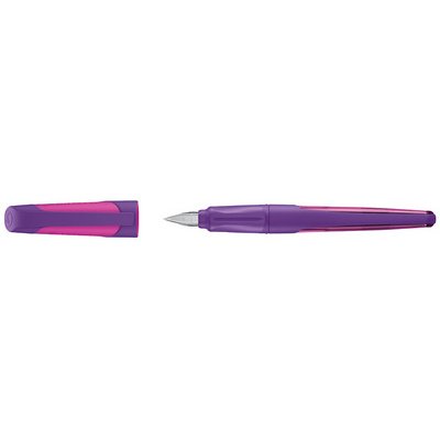 Stylo plume EASYbuddy L, gauchers, noir/citron