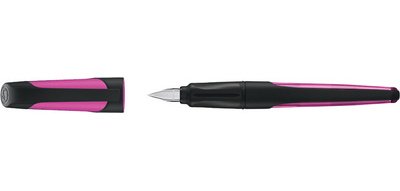 Stylo plume EASYbuddy A, droitiers, noir/citron vert