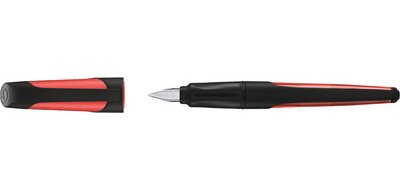 Stylo plume EASYbuddy A, droitiers, noir/citron vert