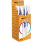 Balpen BIC Cristal Up blauw - 20 stuks