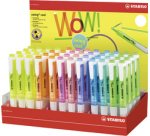 Surligneurs swing cool, présentoir en carton de 48