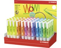 Surligneurs swing cool, présentoir en carton de 48