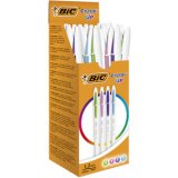 BIC Stylo bille Cristal Up Fashion, assorti, carton de 20