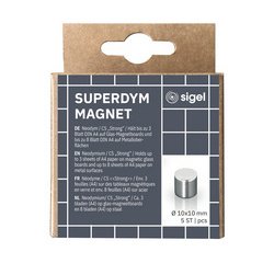 Aimant néodyme cylindrique 'Strong' C5, set de 10