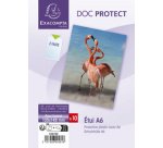 Sachet de 10 étuis de protection simple PVC lisse 20/100e - A6 - Cristal