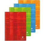 Cahier reliure intégrale 24x32 cm 180 pages grands carreaux - Assortis