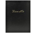 Gästebuch Alpillez, 70 Blatt schwarz, 26x22 cm, Hochformat