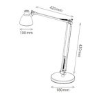 Lampe de bureau à LED Valencia, noir