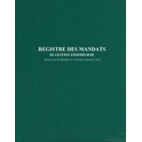 Register 'Mandats de gestion immobilière', 200 pagina's, Franstalig