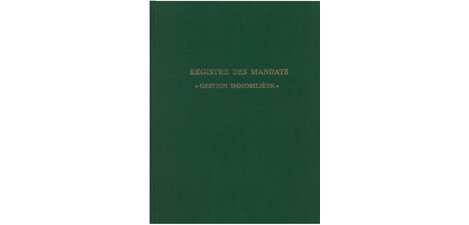 Registre des mandats de gestion immobilière, 200 pages