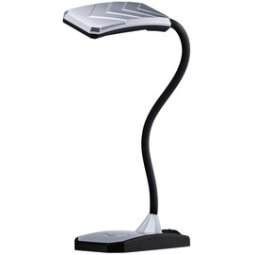 Lampe de bureau à LED Twist, argent