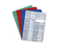 Carnet piqué 10,5x14,8cm 96 pages petits carreaux - Assortis