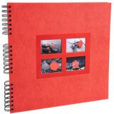 Photo Album Spiral Passion 32x32cm Red