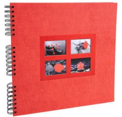 Spiralalbum 60 schwarzen Seiten Passion - 32x32 cm